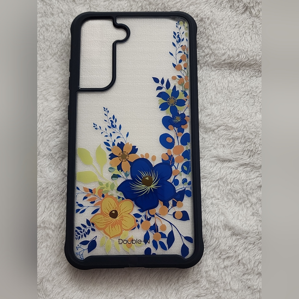 NIB Samsung S21 FE Case with Screen Protector Blue